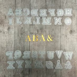 Dies Dan Serif store bogstaver